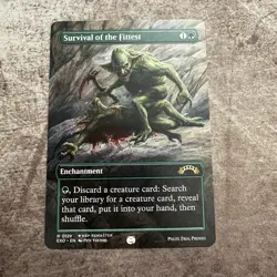 Survival of the Fittest - Custom Art MTG Magic The Gathering Playtest Card - Image 1