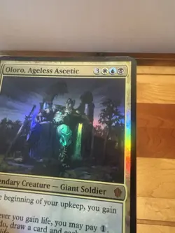 Oversized - Oloro, Ageless Ascetic FOIL English Mtg Card Magic Commander LP - Image 2