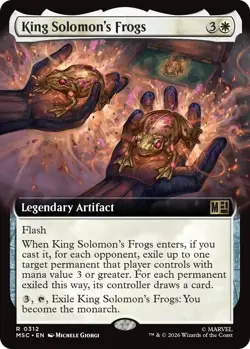 King Solomon's Frogs (Extended Art) [MSC - 312] Rare Magic - Image 1