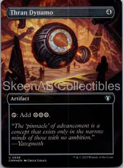 MTG SkeenAB Thran Dynamo (Borderless) FOIL Commander Masters NM - Image 1