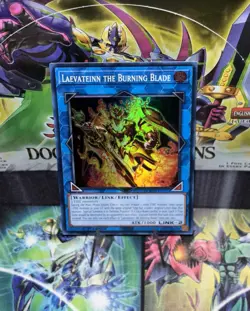 Yugioh Laevateinn the Burning Blade DOOD-EN053 1st Ed Super Rare NM Presale - Image 1