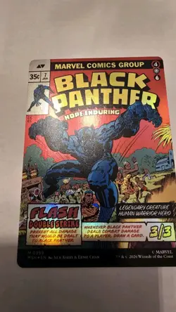 King T'Challa (Borderless) (0399) [Marvel Super Heroes] Foil Near Mint - Image 1
