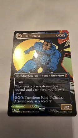 King T'Challa (Borderless) (0399) [Marvel Super Heroes] Foil Near Mint - Image 2