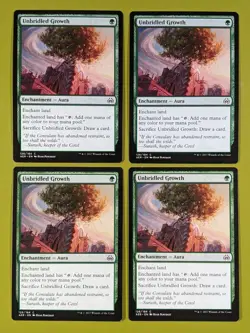 Unbridled Growth x4 Aether Revolt 4x Magic the Gathering MTG - Image 1