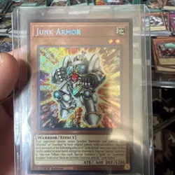 Yugioh Junk Armor BLGG-EN032 Secret Rare 1st Edition NM - Image 1