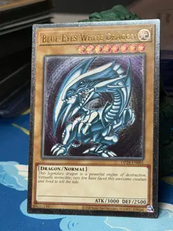 Blue-Eyes White Dragon OP28-EN001 EURO Ultimate Rare YU-GI-OH - Image 5
