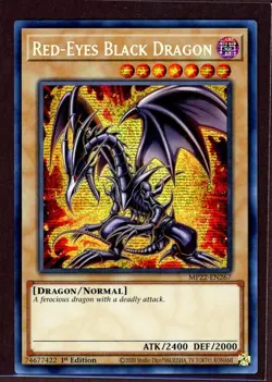 1st Ed Red-Eyes Black Dragon Secret Rare Yu-Gi-Oh! Card MP22-EN267 NM/M - Image 1