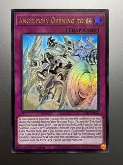 Yugioh - Angelechy Opening to E4 Ultra Rare CORI-EN096, Near Mint, 1st Edition - Image 1