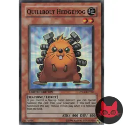 Yugioh Quillbolt Hedgehog DPCT-ENY02 Super Rare Limited Edition NM - Image 1