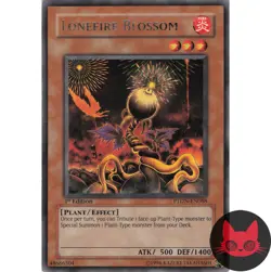 Yugioh Lonefire Blossom PTDN-EN088 Rare 1st Edition LP - Image 1