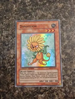 Yugioh Dandylion - ABPF-ENSE1 - Limited Super Rare - MP - Image 1