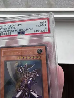 Buster Blader 303-054 JP Champion Of Black Magic Ultimate Rare PSA 8 - Image 2