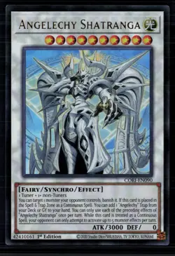 Yu-Gi-Oh! Angelechy Shatranga Chaos Origins Ultra Rare • CORI-EN090 1st Edition - Image 1