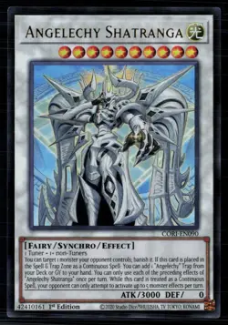 Yu-Gi-Oh! Angelechy Shatranga Chaos Origins Ultra Rare • CORI-EN090 1st Edition - Image 1