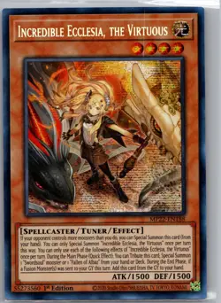 Incredible Ecclesia, the Virtuous MP22-EN188 2022 Yu-Gi-Oh 1st Edition LP - Image 1