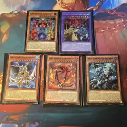 Yu-Gi-Oh Sacred Beasts card lot! Chaos Origin Super and Secret rare (5 card lot) - Image 1