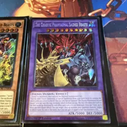 Yu-Gi-Oh Sacred Beasts card lot! Chaos Origin Super and Secret rare (5 card lot) - Image 2