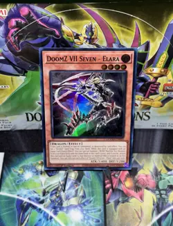 Yugioh! DoomZ VII Seven - Elara DOOD-EN010 SUPER Doom of Dimensions PREORDER - Image 1