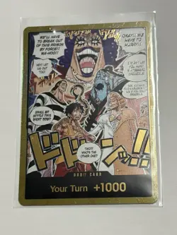 One Piece Gold DON!! OP16 ENGLISH Luffy THE TIME OF BATTLE - ENGLISH OP16 - Image 1