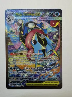 Mega Greninja EX 116/086 SIR Full Art Holo Ultra Rare Chaos Rising - Pokemon - Image 1