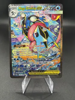 Mega Greninja Ex SIR 116/086 Chaos Rising Holo NM Mint Condition Pokemon TCG - Image 1