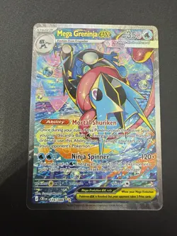 Mega Greninja Ex SIR 116/086 Chaos Rising Holo NM Mint Condition Pokemon TCG - Image 3
