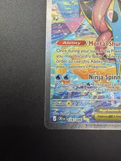 Mega Greninja Ex SIR 116/086 Chaos Rising Holo NM Mint Condition Pokemon TCG - Image 5