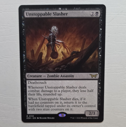 Wizards of the Coast Unstoppable Slasher Duskmourn Rare Regular 0119 English - Image 1