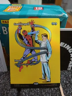 Counterspell 009 Foil Borderless MAR - Spideman Magic the Gathering - Image 1