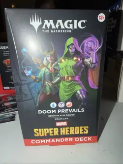 MTG: Marvel Super Heroes🔥Commander Deck🔥Doom Prevails Doctor Doom🔥IN HAND🔥 - Image 1