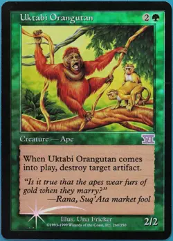 Uktabi Orangutan (Arena Promo) FOIL Arena League 2000 VHP/DAMAGED (518811) - Image 1