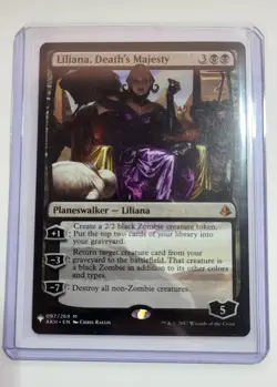 MTG: Liliana, Death's Majesty 097/269 Amonkhet Mythic EN Black Planeswalker - Image 1