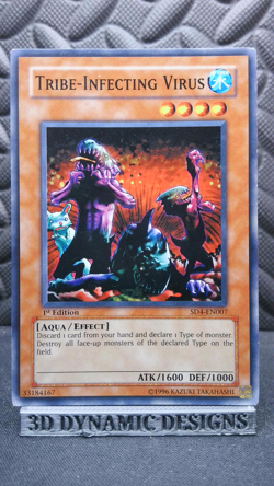 | Yugioh Tribe-Infecting Virus SD4-EN007 Common Fury From The Deep LP 🔥 | - Image 1
