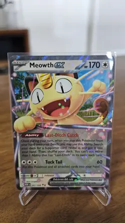 Pokemon TCG Card ~ Perfect Order ~ Meowth EX 062/088 NM - Image 1