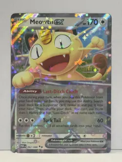 Meowth ex 062/088 - NM/M - Double Rare - ME03 - Perfect Order POR - Pokemon TCG - Image 1