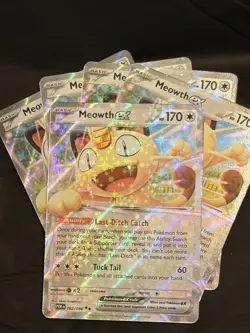 Pokemon TCG Meowth ex 062/088 Perfect Order English - Image 1