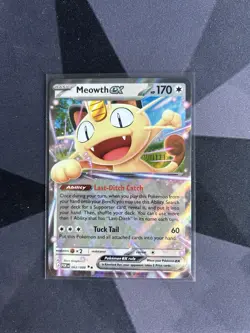 Pokemon TCG Meowth EX 062/088 Perfect Order Double Rare - Image 1