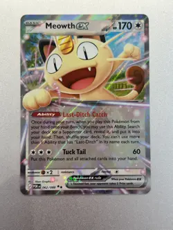 Pokemon TCG Meowth EX 062/088 Perfect Order Double Rare NM - Image 1