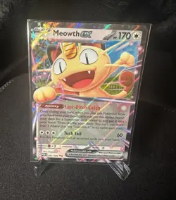 Pokemon (Perfect Order) Meowth ex Double Rare Holo 062/088 - Image 1