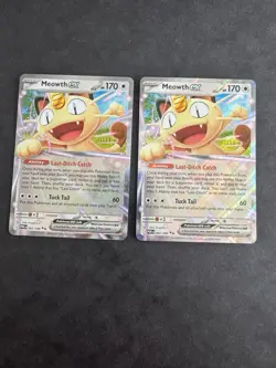 Pokemon - Meowth ex 062/088 Me03: Perfect Order - Double Rare - Pack Fresh NM - Image 2