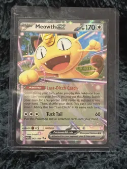 Meowth ex 062/088 Double Rare - Perfect Order - Pokemon TCG English - Image 1