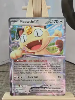 Pokemon TCG Meowth EX 062/088 Perfect Order Trading Card - Image 1