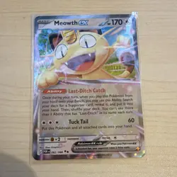 Pokemon TCG Meowth ex 062/088 perfect order Double Rare Holo English HP 170 - Image 1