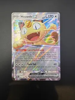 Pokemon TCG Perfect Order Meowth ex Card 062/088 NM Condition - Image 1