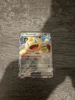 Meowth ex 062/088, Perfect Order, Double Rare Pokemon TCG, NM - Image 1