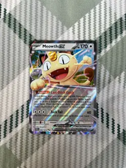 Pokemon TCG: Perfect Order - Meowth ex (062/088) Double Rare Near Mint - Image 1
