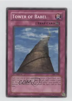 Tower of Babel 1st Ed. YuGiOh Invasion Chaos #IOC-050 2004 READ - Image 1