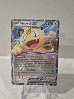 Meowth ex 062/088 Double Rare - Perfect Order - Pokemon Card - NM/M. - Image 1