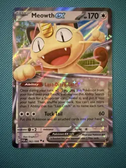 Meowth Ex 062/088 Perfect Order Double Rare Pokemon Tcg Near Mint - Image 1