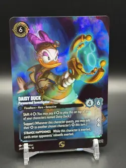 Daisy Duck - Paranormal Investigator (Store Championship) - Disney Lorcana Promo - Image 1